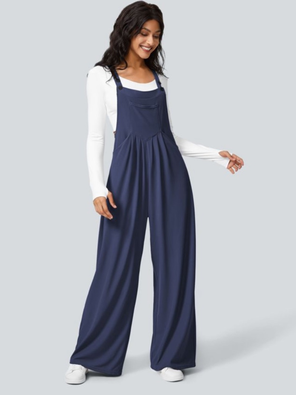 HALARA Navy Overalls